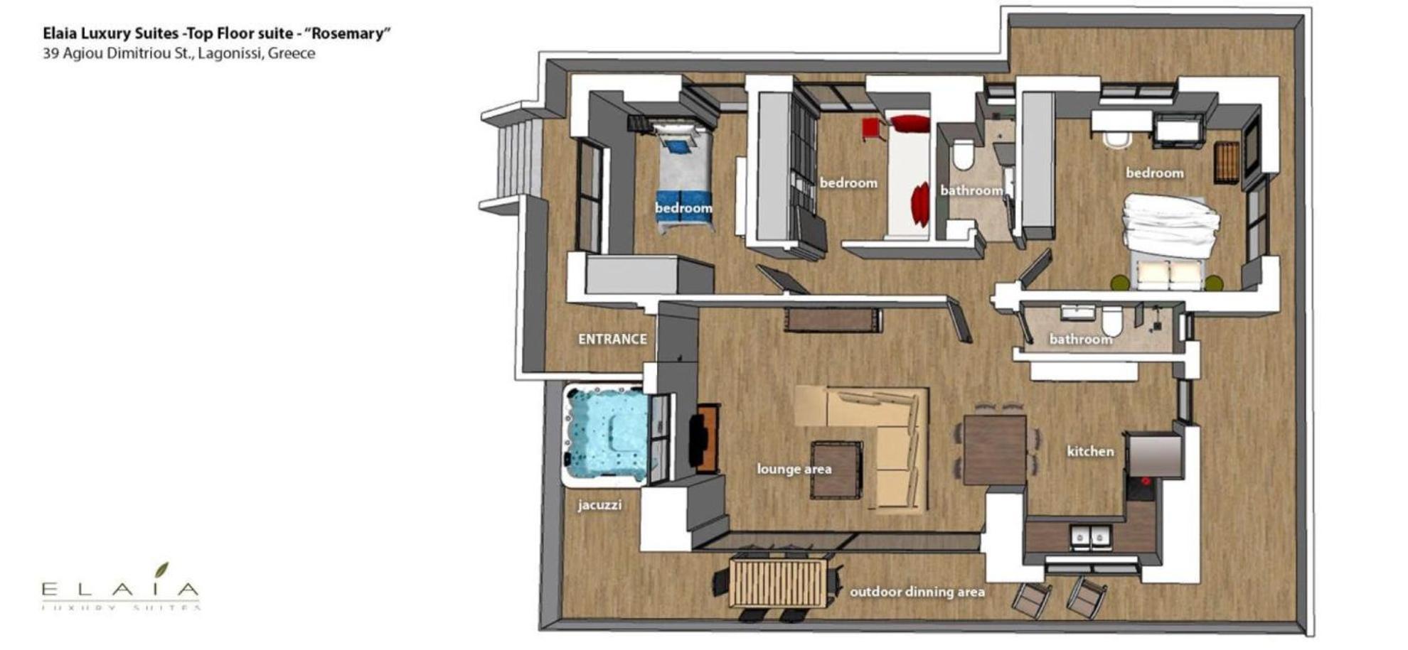 Elaia Luxury Suites Lagonisi Buitenkant foto